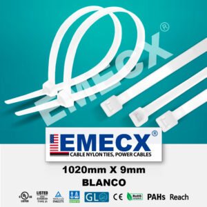 CINTILLO BLANCO 1020mm*9mm EMECX