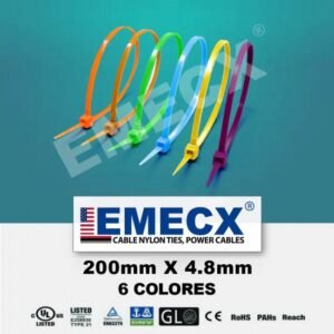 CINTILLO 6 COLORES mixed 200mm*4.8mm EMECX