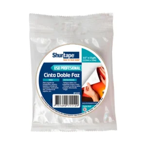 CINTA DOBLE FAZ MULTIUSO DF-622C 1/2" x 10MT SHURTAPE