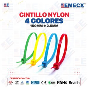 CINTILLO 4 COLORES mixed 150mm*2.5mm EMECX