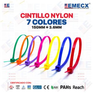 CINTILLO 7 COLORES mixed 150mm*3.6mm EMECX
