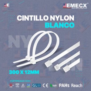 CINTILLO BLANCO 300mm*12mm EMECX
