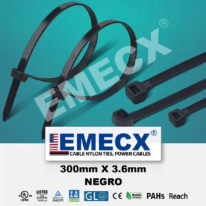 CINTILLO NEGRO 300mm*3.6mm TKG