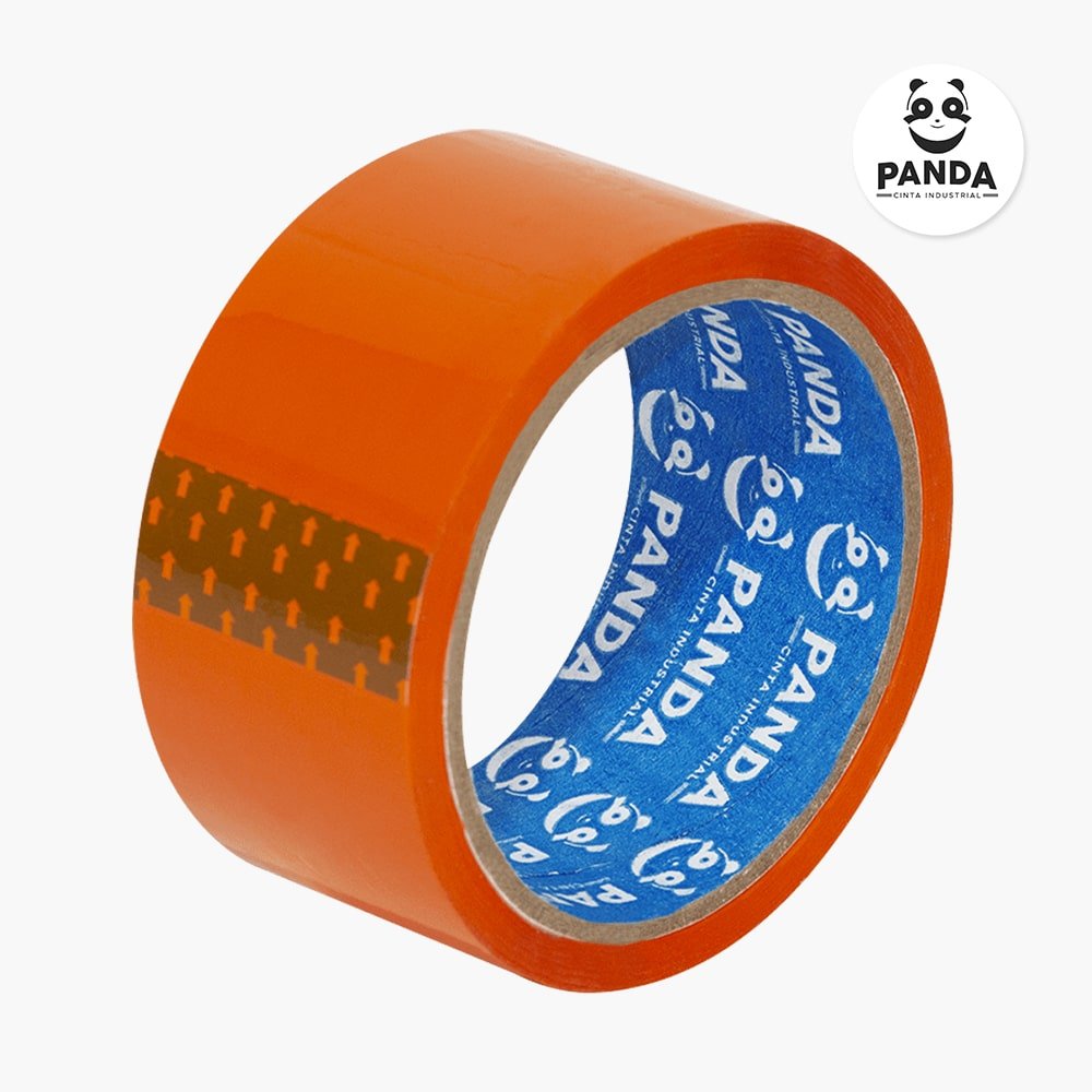 CINTA DE EMBALAJE COLOR NARANJA 50YDS PANDA