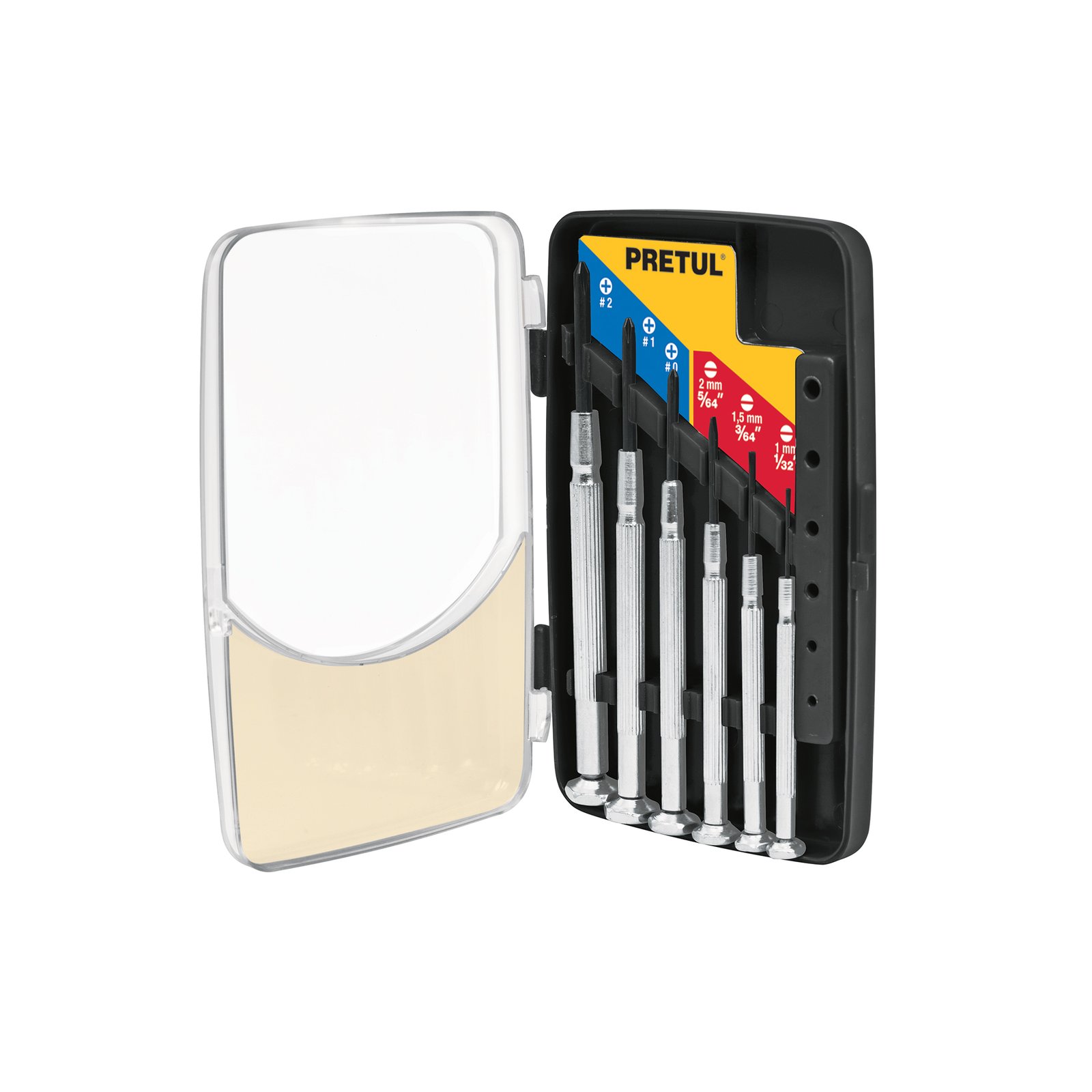 JUEGO DE 6 DESARMADORES DE JOYERIA PRETUL 21382 TRUPER