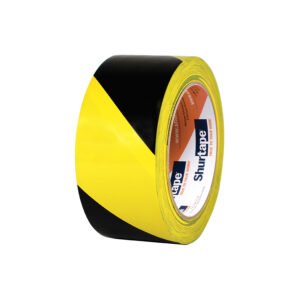 CINTA DE PVC - BICOLOR VP-415 AMARILLO/NEGRO 2" X 36 yds SHURTAPE