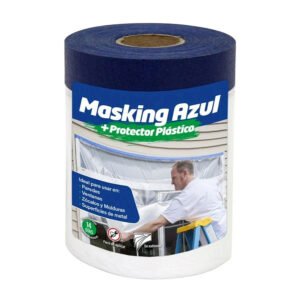 MASKING AZUL + PROTECTOR PLASTICO 55 CM X 33 MT SHURFIX