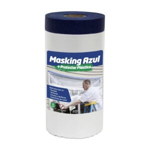 MASKING AZUL + PROTECTOR PLASTICO 210 CM V 20 MT SHURFIX
