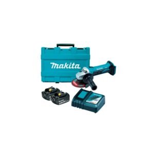 ESMERIL ANGULAR 4 1/2" 18V DGA452RFE + 2 BAT 3AH + CARG - MAKITA LXT MAKITA