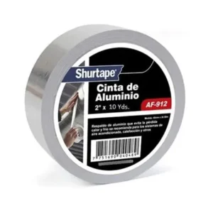 CINTA DE ALUMINIO AF-912 2" x 10YDS (24 UDS) SHURTAPE