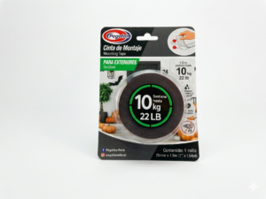 CINTA DOBLE CONTACTO PARA EXTERIORES 25 MM X 1.5 M PEGAFAN