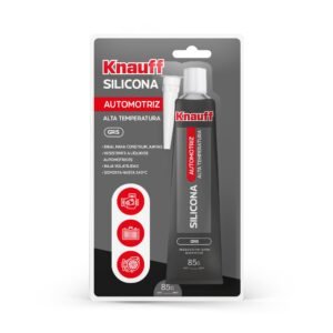 SILICONA AUTOM.BLISTER C/GRIS X 85GR. KNAUFF