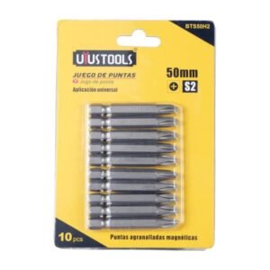 BITS S2 50MM PH2 (10 UDS) SET BTS-050H2 UYUSTOOLS